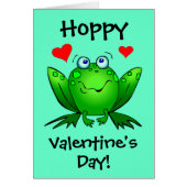 To My Princess Hoppy Valentines Frog Card (Front)