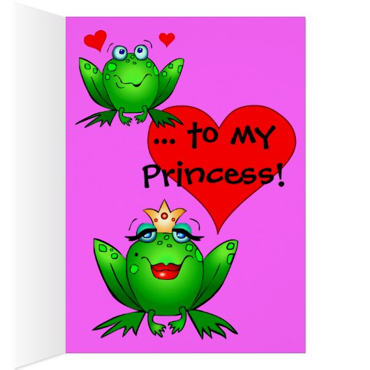 To My Princess Love Hoppiness Frogs (Inside (Right))