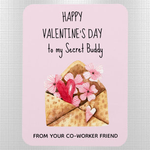 To My Secret Buddy Valentine's Day Flexible Magnet