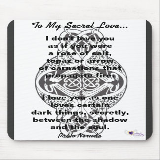 To My Secret Love Mouse Pad - Customize