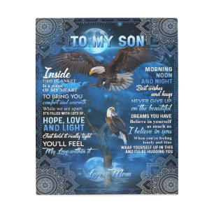 To My Son Birthday Gift, Gift To My Baby Boy Metal Print