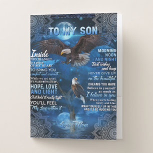 To My Son Birthday Gift, Gift To My Baby Boy Pocket Folder