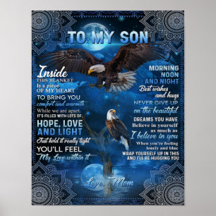 To My Son Birthday Gift, Gift To My Baby Boy Poster