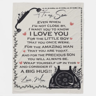 To My Son Blanket, Gift for Son