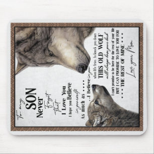 To My Son Gift, Mom And Son, Love Letter To Son Mouse Pad