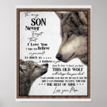 To My Son Gift, Mom And Son, Love Letter To Son Poster<br><div class="desc">To My Son Gift,  Mom And Son,  Love Letter To Son
- This is wonderful gift for your family,  your friend in any occasions such as housewarming,  birthday,  new home
- It can be used for house decor,  make your house more gorgeous!</div>