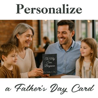 To My Son on Father's Day