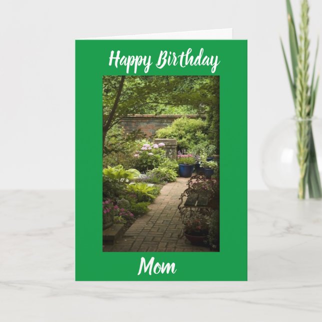TO MY **SPECIAL MOTHER** ON YOUR BIRTHDAY CARD (Front)