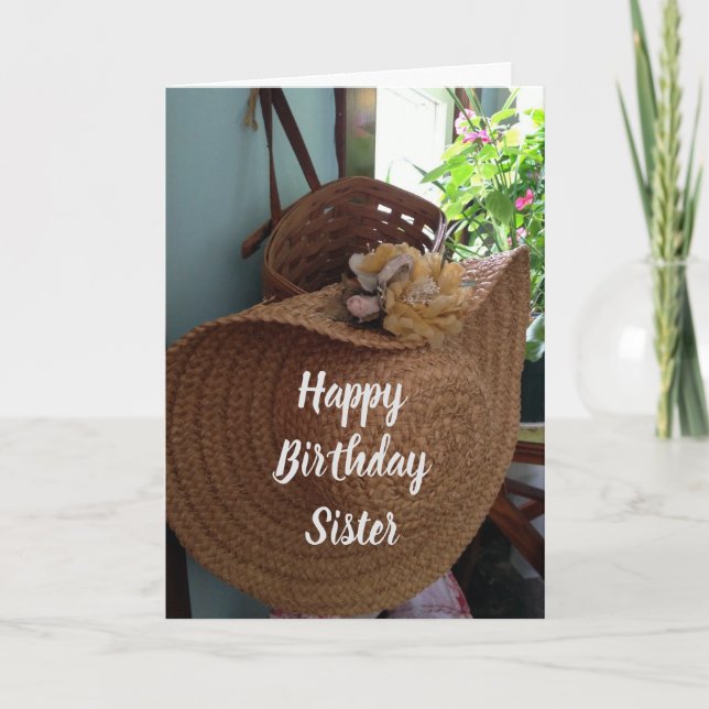 TO MY **SPECIAL SISTER** ON YOUR BIRTHDAY CARD (Front)
