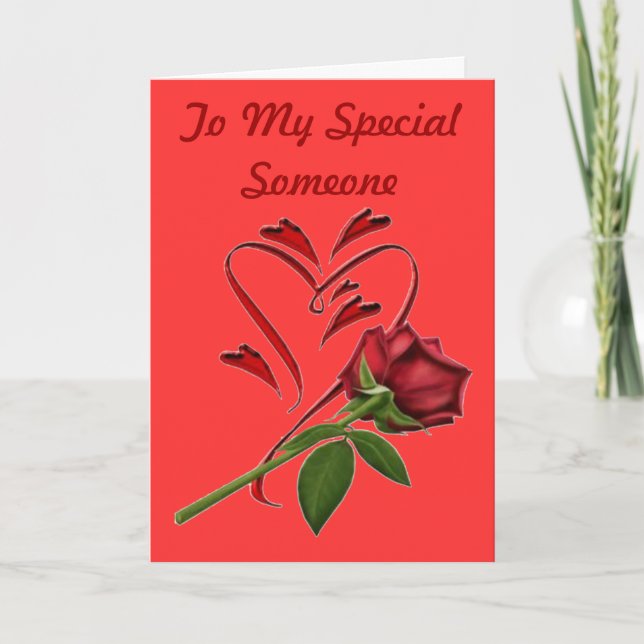 To My Special Someone Greeting Card (Front)