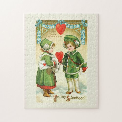 To My Sweetheart Jigsaw Puzzle