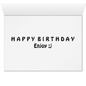 TO MY "TWIN" AND "SHOPPING BUDDY" CARDS (Inside Horizontal (Bottom))