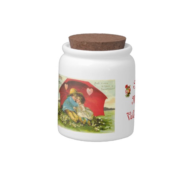 To My Valentine Candy Jar (Left)