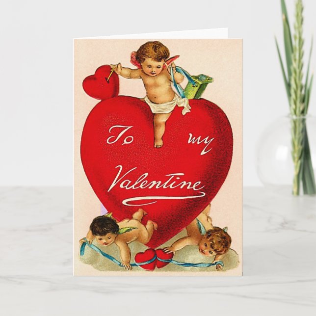 To my Valentine Holiday Card (Front)