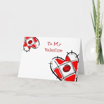 To My Valentine Holiday Card by OneStopGiftShop at Zazzle