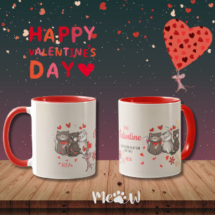 To my Valentine Meow Feline favorite Mug