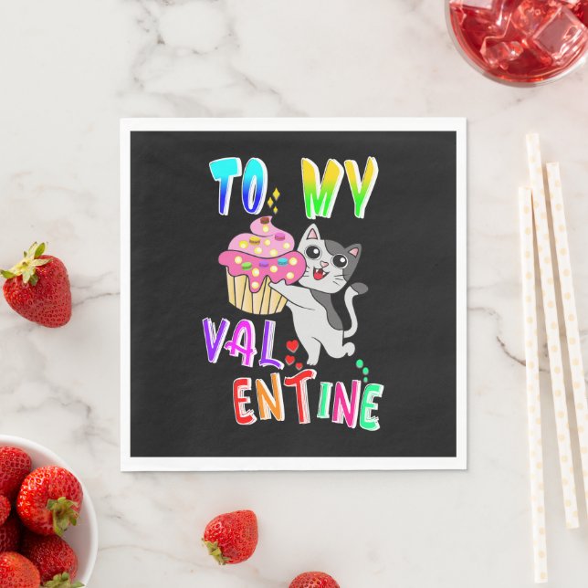 To My Valentine Napkins (Insitu)