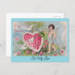 To My Valentine Personalized Holiday Postcard