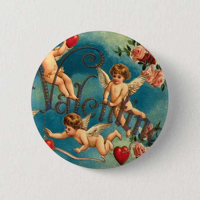 To My Valentine Pinback Button (Front)