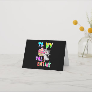 To My Valentine Thank You Card