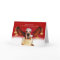 to my vet christmas holiday card with basset hound