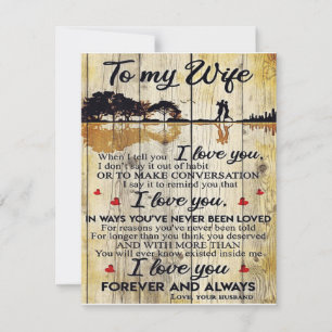To my wife Gift Letter To My Husband Invitation