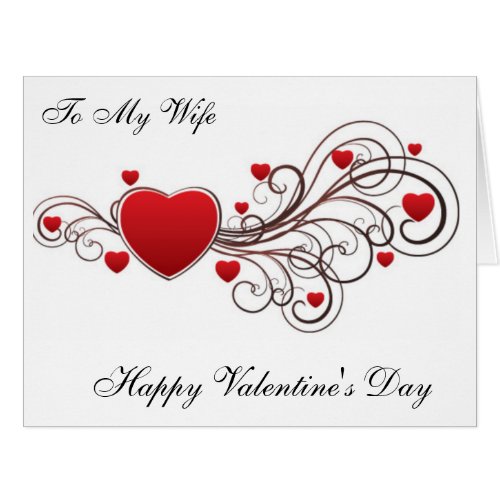 To My Wife Happy Valentines Day