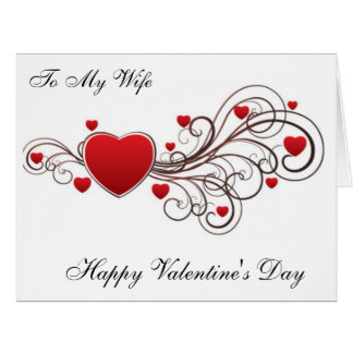 To My Wife Happy Valentine's Day Cards