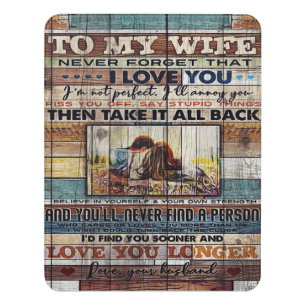To My Wife, Mother Birthday Gift Letter , Door Sign
