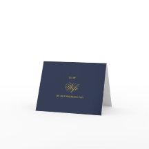 To My Wife, Wedding Day Cards