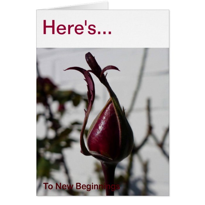 To New Beginnings Card