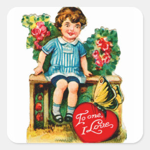 To One I Love Square Sticker