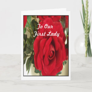 To Our First Lady Card