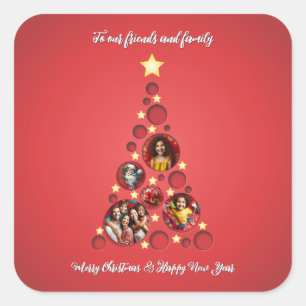 To our friends & family square sticker