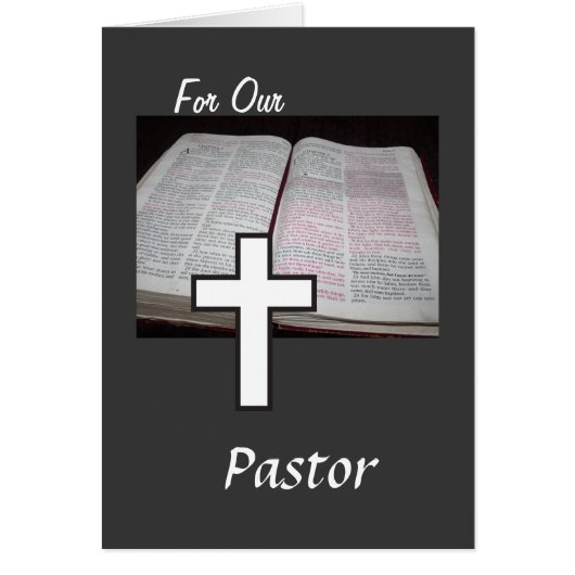 To Our Pastor (Front)