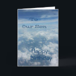 To Our Son  Happy Birthday Card<br><div class="desc">A Birthday Card For Our son</div>