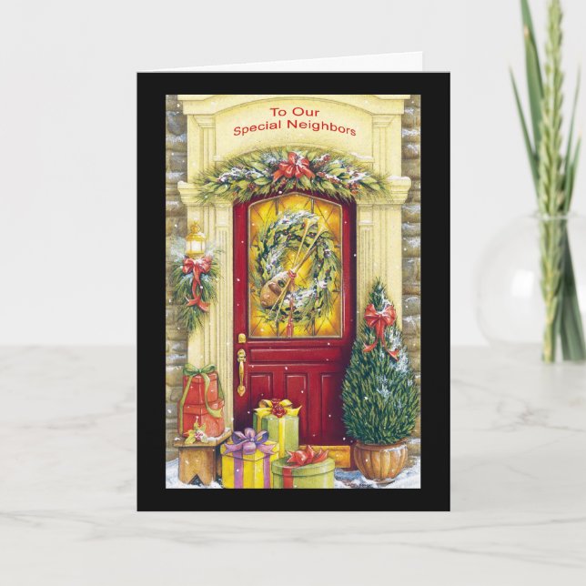 To Our Special Neighbors Holiday Card (Front)