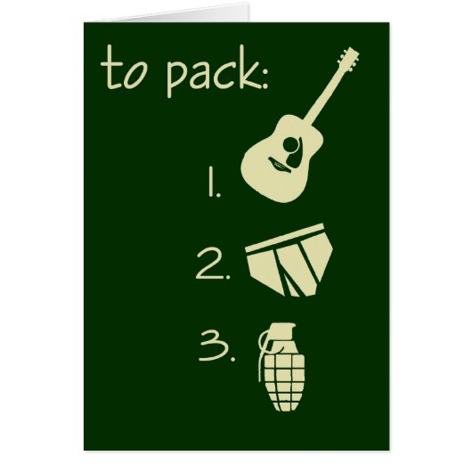 To Pack Cards (Front)