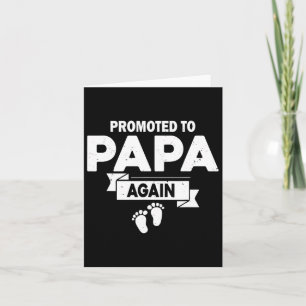 To Papa Again Pregnancy Announcement Fathers Day 