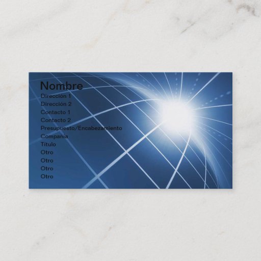 Customizable TO PAVE ENERGY BUSINESS CARD