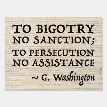 To Persecution No Assistance 24x18 Yard Sign by SY_Judaica at Zazzle