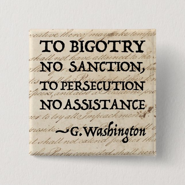 To Persecution No Assistance Pinback Button (Front)