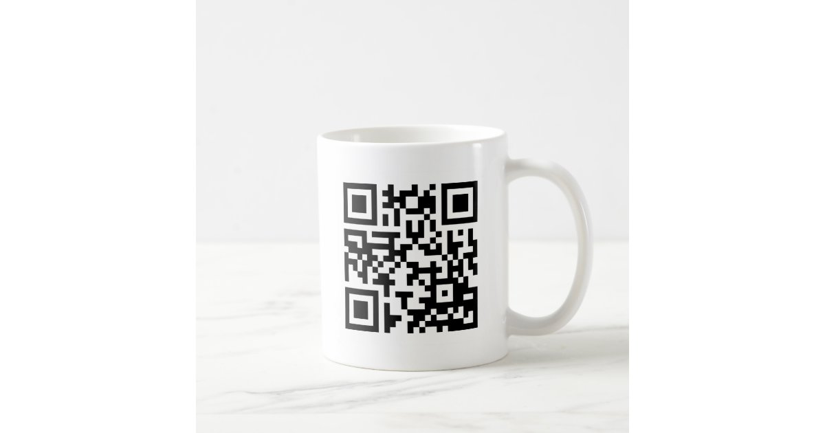 To personalize QR Code Coffee Mug
