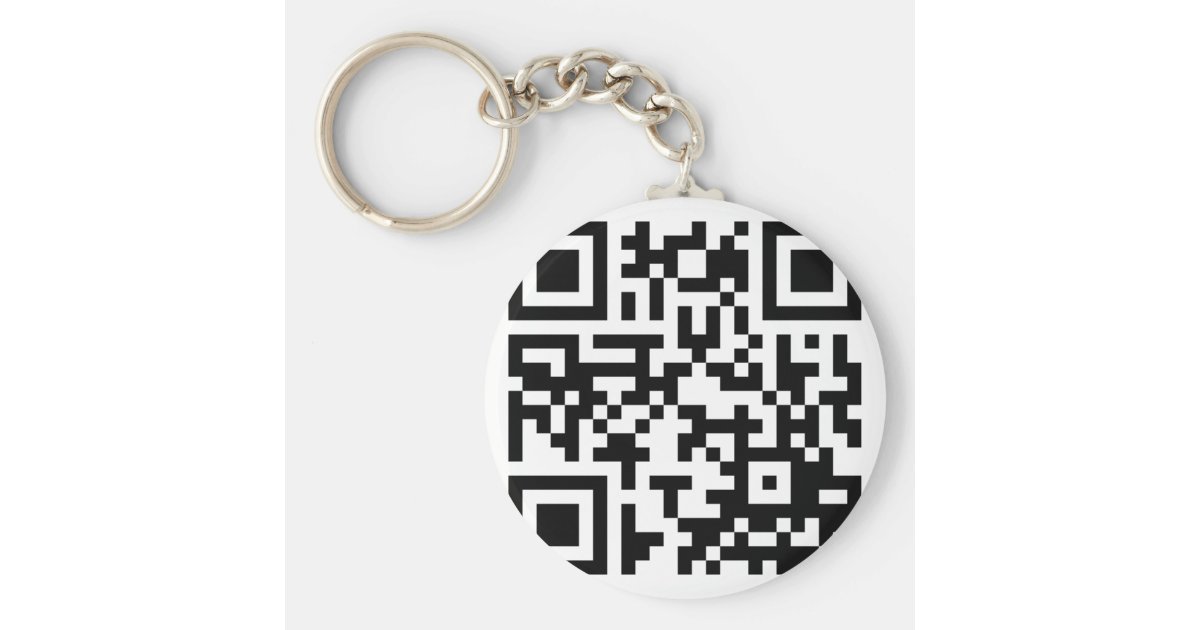 To personalize QR Code Keychain | Zazzle.com