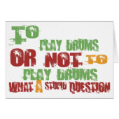 To Play Drums (Front Horizontal)