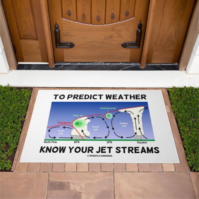 To Predict Weather Know Your Jet Streams Doormat (Outdoor)