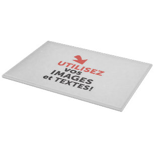 To print your designs in French line Cutting Board