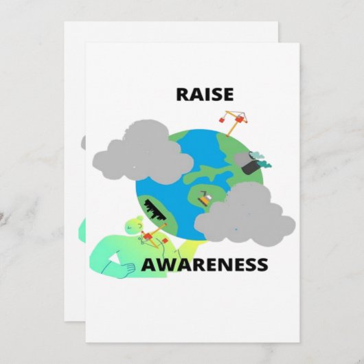 TO RAISE AWARENESS! (Front/Back)