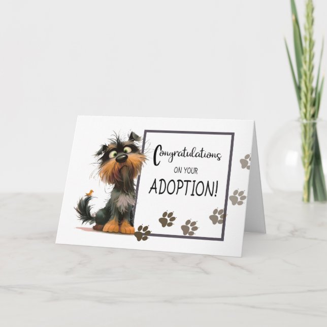 To Rescue Dog Congratulation on Your Adoption Card (Front)