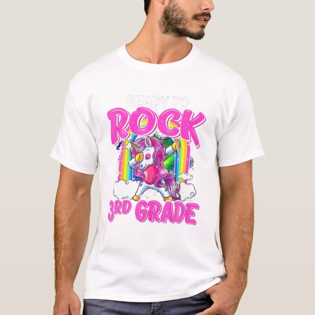 To Rock 3rd Grade Dabbing T-Shirt (Front)